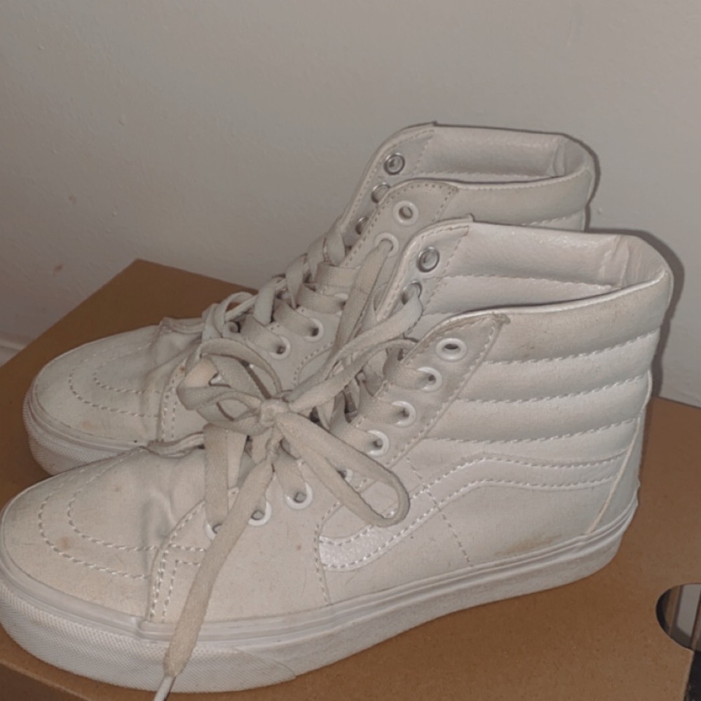 White high top converse